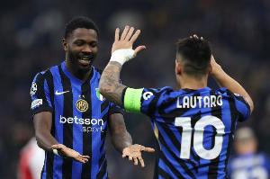 国米在取得联赛客场8连胜后，近6场联赛客场仅取得1胜