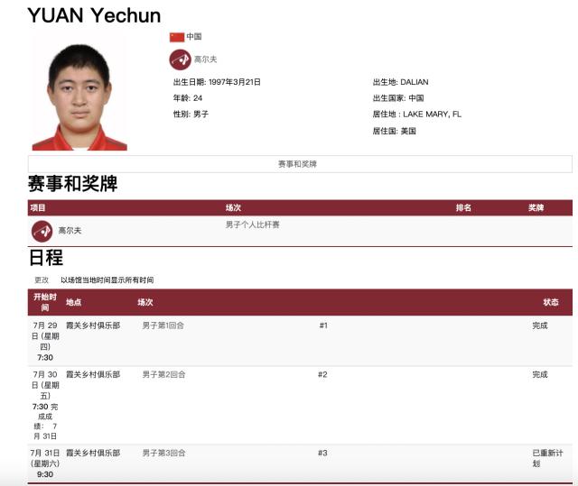 jiuyou游戏-高尔夫:落后6杆 袁也淳奥运决赛日不放弃